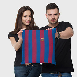 Подушка квадратная FC Barcelona 2021, цвет: 3D-принт — фото 2