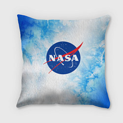 Подушка квадратная NASA НАСА, цвет: 3D-принт