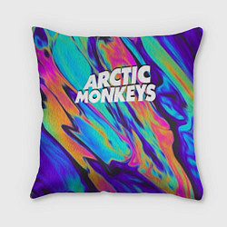 Подушка квадратная ARCTIC MONKEYS, цвет: 3D-принт