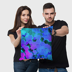 Подушка квадратная Geometry, цвет: 3D-принт — фото 2