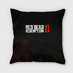 Подушка квадратная RED DEAD REDEMPTION 2, цвет: 3D-принт
