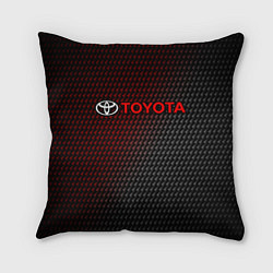 Подушка квадратная TOYOTA ТОЙОТА, цвет: 3D-принт