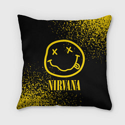 Подушка квадратная NIRVANA НИРВАНА, цвет: 3D-принт