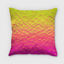 Подушка квадратная Яркий закат, цвет: 3D-принт