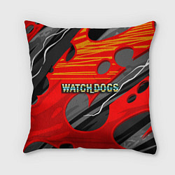 Подушка квадратная Watch Dogs Recing, цвет: 3D-принт