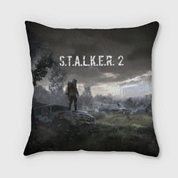 Подушка квадратная STALKER 2, цвет: 3D-принт