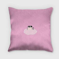 Подушка квадратная Мем, цвет: 3D-принт