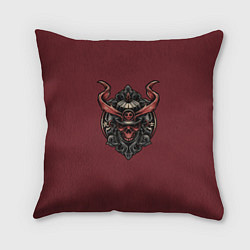 Подушка квадратная Red Samurai, цвет: 3D-принт