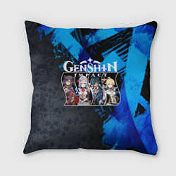 Подушка квадратная Genshin Impact, цвет: 3D-принт