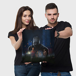 Подушка квадратная Dead by daylight, цвет: 3D-принт — фото 2