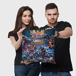 Подушка квадратная Mobile Legends Z, цвет: 3D-принт — фото 2