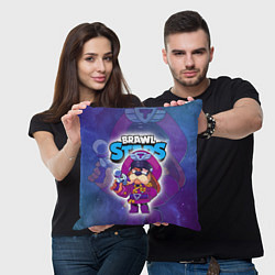 Подушка квадратная Генерал Гавс - Brawl Stars, цвет: 3D-принт — фото 2