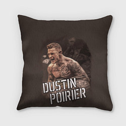 Подушка квадратная ДАСТИН ПОРЬЕ, цвет: 3D-принт