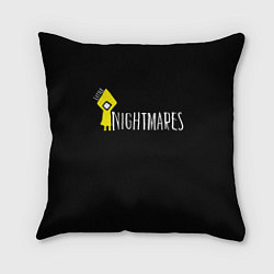 Подушка квадратная Little Nightmares, цвет: 3D-принт