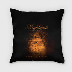 Подушка квадратная NIGHTWISH, цвет: 3D-принт