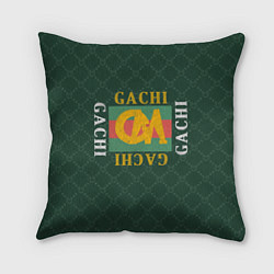 Подушка квадратная GACHI GUCCI, цвет: 3D-принт