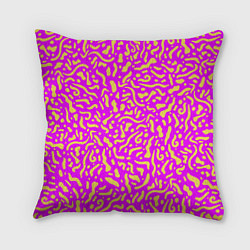 Подушка квадратная Абстрактные узоры, цвет: 3D-принт