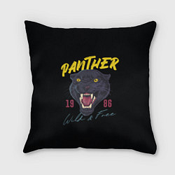 Подушка квадратная Пантера 1986, цвет: 3D-принт