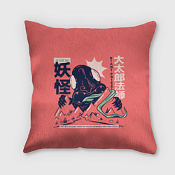 Подушка квадратная Anime Daidarabotchi Yokai, цвет: 3D-принт