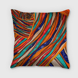 Подушка квадратная Абстрактное течение, цвет: 3D-принт