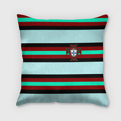 Подушка квадратная Сборная Португалии, цвет: 3D-принт