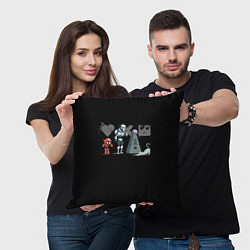 Подушка квадратная Любовь, Смерть & Роботы, цвет: 3D-принт — фото 2