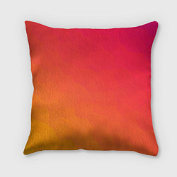 Подушка квадратная Градиент заря, цвет: 3D-принт