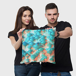Подушка квадратная Пара, цвет: 3D-принт — фото 2