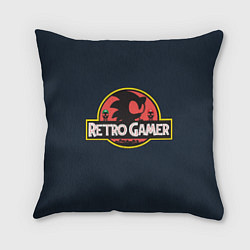 Подушка квадратная Retro Gamer, цвет: 3D-принт