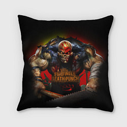 Подушка квадратная Five Finger Death Punch Skull