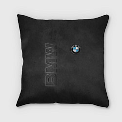 Подушка квадратная BMW LOGO AND INSCRIPTION, цвет: 3D-принт