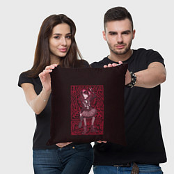 Подушка квадратная Baby metal fan, цвет: 3D-принт — фото 2