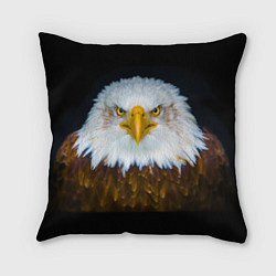 Подушка квадратная Белоголовый орлан, цвет: 3D-принт