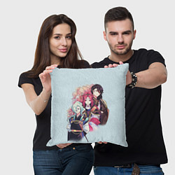 Подушка квадратная Манхва, Облачный цветок, цвет: 3D-принт — фото 2