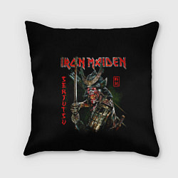 Подушка квадратная Iron Maiden, Senjutsu, цвет: 3D-принт