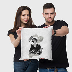 Подушка квадратная Free love, цвет: 3D-принт — фото 2