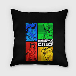Подушка квадратная Ковбой Бибоп, цвет: 3D-принт
