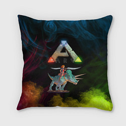 Подушка квадратная Ark Survival Арк Сурвивал Z, цвет: 3D-принт