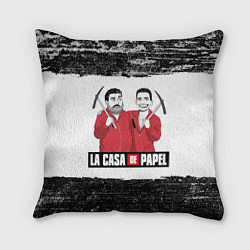 Подушка квадратная Moscow Rio La Casa de Papel, цвет: 3D-принт