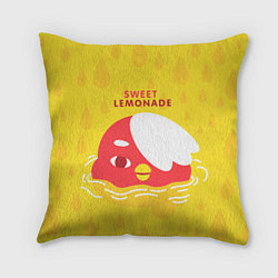 Подушка квадратная Sweet lemonade, цвет: 3D-принт