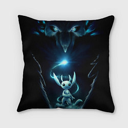 Подушка квадратная Ori and the Will of the Wisps Logo спина