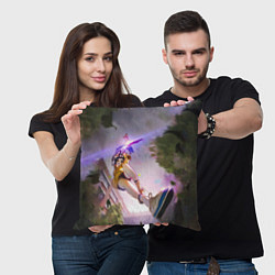 Подушка квадратная Ай Ото Приоритет Чудо-Яйца, цвет: 3D-принт — фото 2