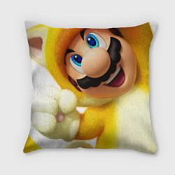 Подушка квадратная Mario cat, цвет: 3D-принт