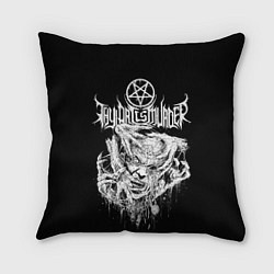 Подушка квадратная Thy Art Is Murder - Hate, цвет: 3D-принт