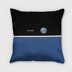 Подушка квадратная VW Два цвета, цвет: 3D-принт