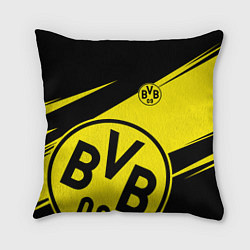 Подушка квадратная BORUSSIA BVB 09 LOGO, цвет: 3D-принт