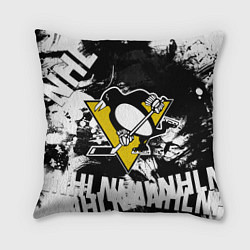 Подушка квадратная Питтсбург Пингвинз Pittsburgh Penguins
