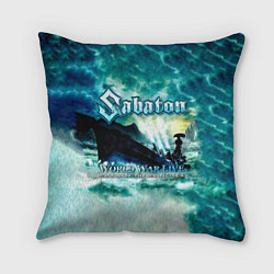 Подушка квадратная World War Live: Battle of the Baltic Sea - Sabaton, цвет: 3D-принт