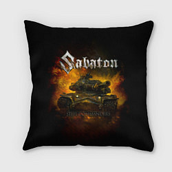 Подушка квадратная SABATON - Steel Commanders, цвет: 3D-принт