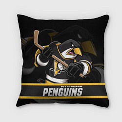 Подушка квадратная Питтсбург Пингвинз, Pittsburgh Penguins